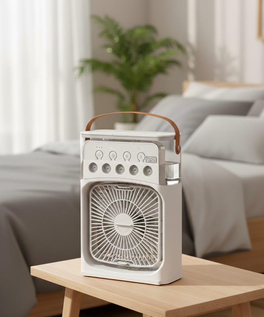 ventilador con humidificador